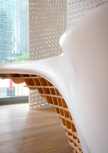 流線型曲面設計的slo gen桌子